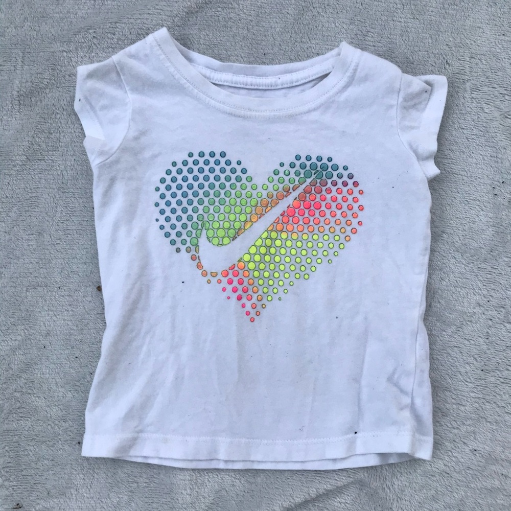 Rainbow Heart Nike Tee
